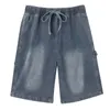 Men's Jeans Loose Man Shorts Pants Summer Fashion Trend Denim Mens Casual Work Wear Cargo Trousers