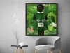 Ruud van Empel debout en vert peinture affiche imprime