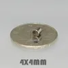 100pcs 4x4 mm Magnet Super starker Neodym Magnet Seltenerde Magnet für Handwerk N35 Kleine runde Magnetmagnetscheibe 4*4 mm