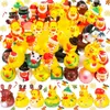 Thème de Noël Ducks en caoutchouc Ducs Ducks Piscine Set Water Toys Party Favors Bathtub Toys for School Carnivals Outdoor Play