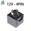 Relé automotivo à prova d'água de 4pin/5pin 12V 24V 80A Controle de carro de carro Plug-in plug-in Reltações de alta capacidade Comutação