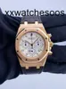 Top App Factory AP Automatic Watch AudemPigues Royal Oak Offshore 26022OR 18K Rose Gold Mens Watch Case/Paper