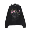 Sweat à capuche Sweat à capuche pour hommes à sweat à sweat à sweat à sweat Hip Hop Hop Hop Hood's Hoodie High Quality Forme Print Mesh Pink Sweathirt Jumper