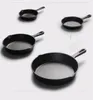 Cast Iron Nonstick 1426cm Skillet Frying Flat Pan Gas Induction Cooker iron pot Egg Pancake Pot Kitchen Dining Tools Cookware1684725