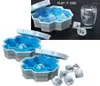 Bakvormen siliconen 7 vorm diy dobbelstenen ijsbladen schimmel game mini cube trays met deksels whisky herbruikbare ambachten gereedschap4111675