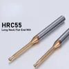 TULX BALL END MILLS 밀링 머신 HRC55 여분의 긴 볼 코 엔드 밀 2 플루트 목공 도구 CNC 마감 가공