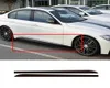 2pcs carcs autocollants de jupe latérale SILT STRIPE BORDS Stickers Blackcarbon Fibre noir pour BMW 1 3 4 5 6 Série F30 F35 F317712906