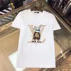 サマーメンズルーイヴィットデザイナーTシャツカジュアルマンレメンズTシャツプリント半袖