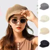 Beretti Beret Trendy Beret Sun Hat Sunier Regolabile Artista Motore di colore Soldibile Wash Straw Women Weepwear