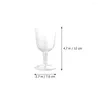 Disposable Cups Straws 8 Pcs Plastic Glass Clear S Glasses Mugs Small Dessert Practical Tumblers