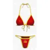 New Bikini Sexy Hanging Neck Triangle Bag Swimwear For Women