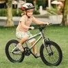 Bicicletas Ride-Ons 16 20 Childrens BMX Small Wheeled Bike High Carbon Aço Frame Crianças MTB Mountain Bicycle