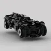 MOC 666PCS Arkham Night Batmobile Tank Tumbler Building Building Building Racing Sports Car Pojazd