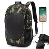 Rugzak Kingslong Camouflage Travel Backpacks Waterdichte tactische 30-35L grote capaciteitsomslag binnen Camping Hunting