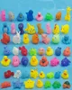 Whole Baby Bath Toys Shower Water Floating Squeaky Yellow Ducks Cute Animal Baby Shower Toys Rubber Water Toys9300578