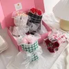 Dekorative Blumen Mini getrockneter Blumenstrauß Drei gefälschte Rosen trocken für DIY Valentinstag Geburtstag Hochzeitsfeiern Lieferungen Geschenke Home Decor