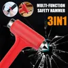 Car Safety Hammer Portable Window Breaker Emergency Escape Safety Tool Seat Belt Cutter Lifesaving Car Glass Breaker Rescue Tool