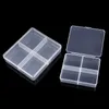 1/3pcs Square Plastic Transparent Storage Box Small Items Sundries Organizer Case Jewelry Beads Container Box Tools Accessories