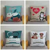 Travesseiro hellow urso tampa bege travesseiro de pelúcia 45 45cm Pillows covers de sofá decoração de casa feliz natal case de animais