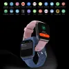 Montres Xiaomi Nouveau 1,69 pouce Smart Watch Men Température corporelle Full Touch Smartwatch Femmes Procit Oxygen Monitor Horloge 2023 PK P8