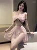 Casual Dresses Dance Dress Women Sexig Sleepwear Firting Exotic Charm Temptation Uniform Elegant Fashion Mini U19i