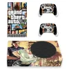 Aufkleber Grand Theft Auto GTA Haut Aufkleber Aufkleber Decal Cover für die Konsole der Xbox -Serie und Controller Xbox -Serie Slim XSS Skin Sticker Vinyl