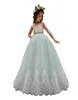 Girl039s klänningar Factory Direct S koreansk version Flower Girl Princess Dress for Weddings Party Children Saches Long Ball Go7115519