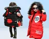 Adolescentes garotas novas roupas de inverno pretas e vermelhas roupas de inverno vestem fantasia para tamanho 6 7 8 9 10 11 12 13 14 anos criança jackets6261514