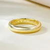 2024 Drop Ship Simple Wedding Band ringen fijne sieraden echt 100% 925 Sterling zilveren gladde feest vrouwen mannen verloving ol ring voor geliefde cadeau