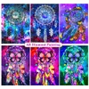 5d DIY Diamond Målning Butterfly Dream Hunting Net Starry Sky Diamond Embroidery Mosaic Set Art Home Decor Handmased Gift 2023