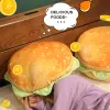 1PC Realistyczna poduszka burgerowa poduszka z pucharem, poduszka cheeseburger, duży pluszowy pluszak Plushie Pillow Prezent dla dzieci