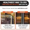 Fryers Toaster Oven Air Fryer Combo 17 cooking presets 1700W french door digital air fryer oven air fryer oven airfryer