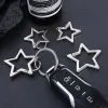 Hollow Star -vormige Spring Clasp Metal Carabiner Keychain Bag Clip Haak Dogketen Buckle Connector Diy Sieraden Making Accessoires