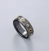 Anelli a fascia a grappolo in ceramica bianca nera Anillos Bague per maschi e donne amante per la coppia di matrimoni GIOITÀ GIOCHIO 8960939