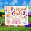 Tapestries Happy Birthday Achtergrond Stolsel Stollijke Party Banner Tapestry achtergrond PO Props Outdoor Decoratief