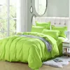 Bedding Sets Yaapeet 3/4pcs Solid Color Linens Elegant Europe Set Breathable Warm AB Side Duvet Cover Bed Sheets 2024