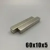 1/5/10 st 60x10x5mm neodymmaterial 60*10*5mm ndfeb n35 magneter starka blockmagnet magnetmaterial iManes 60*10*5