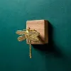 Ручка из латуни Dragonfly Simple Nordic Cabinet Gold Pure Медный ящик для дверного ящика