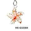 Dekorativa figurer 2st Söt Glass Sea Star Charm Mini Starfish Pendant Marine Animal Ornament för DIY smycken som tillverkar tillbehör eller