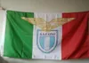 イタリアSSラツィオスパフラグ3x5ft 150x90cmポリエステル印刷ファンぶら下がっているブラスグロメットで旗を販売する5852329