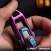 Decompression Toy WANWU EDC HIFIBOY Crystal Ice Titanium Magnetic Double Push Slider Fingertip Gyro Metal Toys Stress Reliever 240413