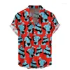 Casual shirts voor heren grappig sexy pittige Hawaiiaanse heren bloemen shirt man Summer Street mode blouse mannelijke kleding y2k vintage camisas casuais