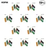 Ireland Palestine Friendship Lapel Pin Flag badge Brooch Pins Badges 10Pcs a Lot4482121