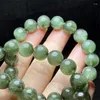 Bracelets de liaison 11 mm Bracelet de quartz rutilé vert naturel pour femmes Fashion Summer Dopamine Charm Bijoux accessoires 1pcs