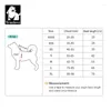 犬のアパレルトリュエーブ抗菌性ペットコートデザインソフト通気性調整可能バックル反射材料TLG2521
