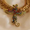 Broschen Klassiker Klassiker Vintage Winged Tiger Brosche exquisite Männer- und Frauen -Legierungs -Tier -Leopard -Abzeichen Anzug Hemd Kleidungszubehör Pins