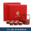 Theeware sets porselein cup thee set Chinese service infuser draagbare vintage accessoires 6 personen wasserkocher drinkware ab50ts