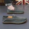 Casual schoenen Golden Sapling Business Men's Party Loafers Cow Suede Leather Driving Flats Lichtgewicht mannen Leisure Sociale Mocassin