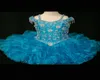 Little Rosie Cupcake Pageant Dresses for Girls 2017 Princess Toddler Pageant Dress with Ruffles Organza Skirt and Bling Bling Crys6056424