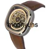 Sevenfriday Watch Designer horloges Sevenfriday T-serie Automatic Power Reserve T2/03 SF-T2-03 Mens Watch Hoge kwaliteit